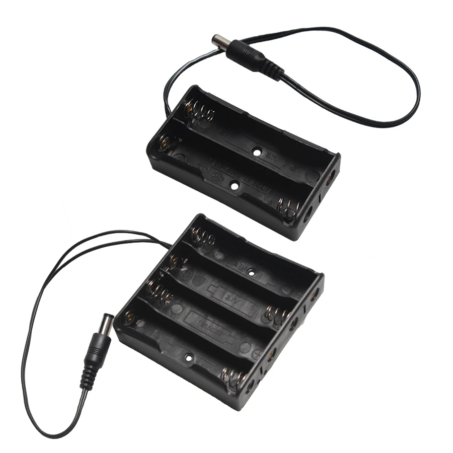 DIY 50 шт 2*3*18650 Коробка для хранения батареи чехол с DC 5 5x2 1 мм разъем провода