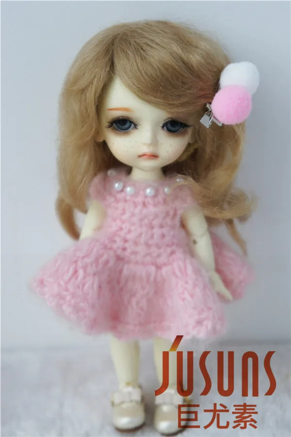 

Парики из мохера JD044, 1/8, размер 5-6, дюймов, парик для куклы, волшебные, для крошечных кукол