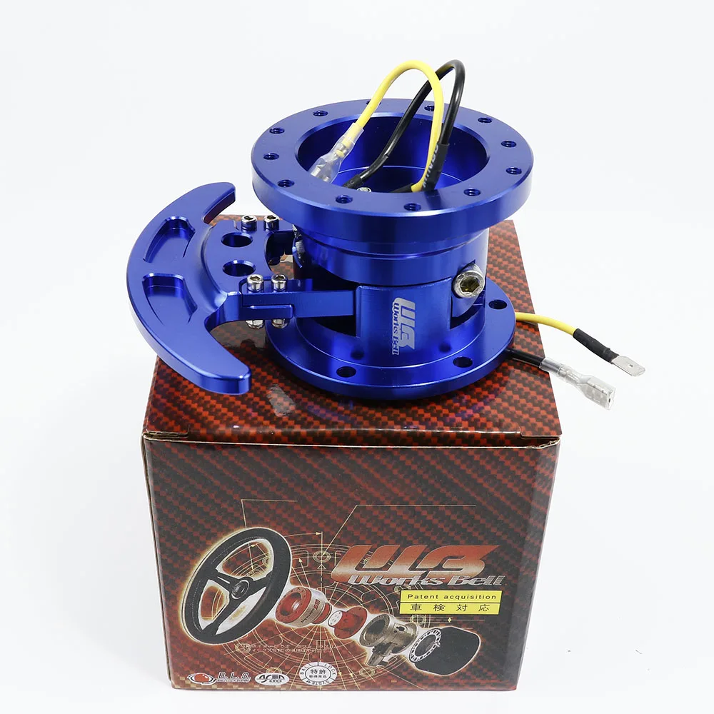 Blue Высокий работает BELL GTC наклон гоночный руль Quick Release Hub Kit адаптер Корпус Съемный отстегнуть Boss Kit - Цвет: Blue