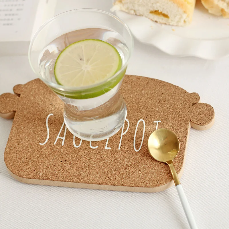 QuickDone коврик для горшков креативный кружки чашки термостойкий кухонный KC1664|cork