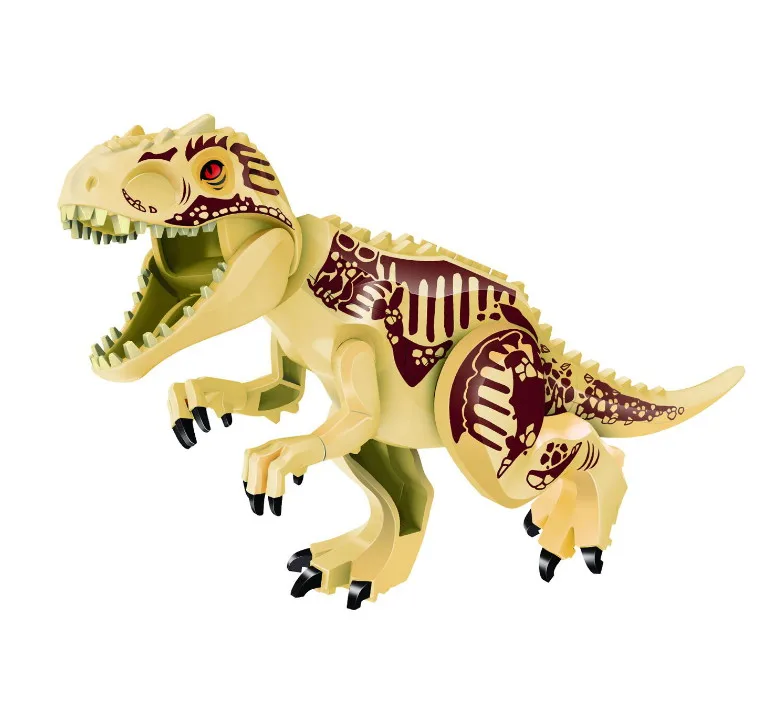 Мир Юрского периода строительные блоки парк Tyrannosaurs действие Rex прозрачный мир