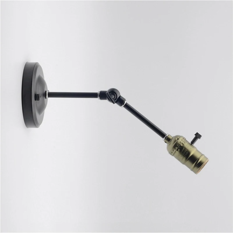 Retro Swing Arm Wall Lamp holder Light Mounted E27 Edison Holder For Hallway Porch Corridor Aisle |