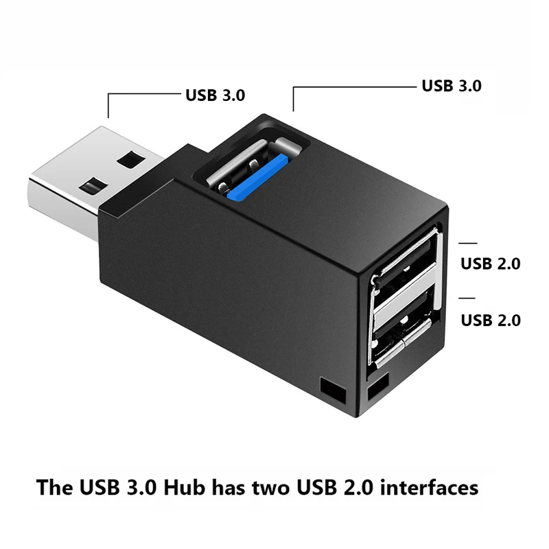 

Maikou mini in-line 3 port HUB high speed 3.0USB extension line splitter