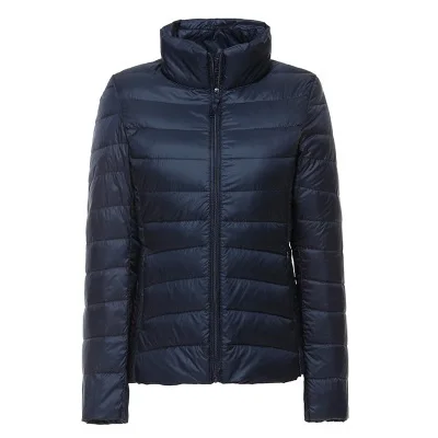 Бренд NewBang, 5xl, 6xl, 7XL, пуховик на утином пуху, для женщин, ультра легкий пуховик, пуховая куртка, плюс, Женское пальто, ветровка, пальто - Цвет: navy