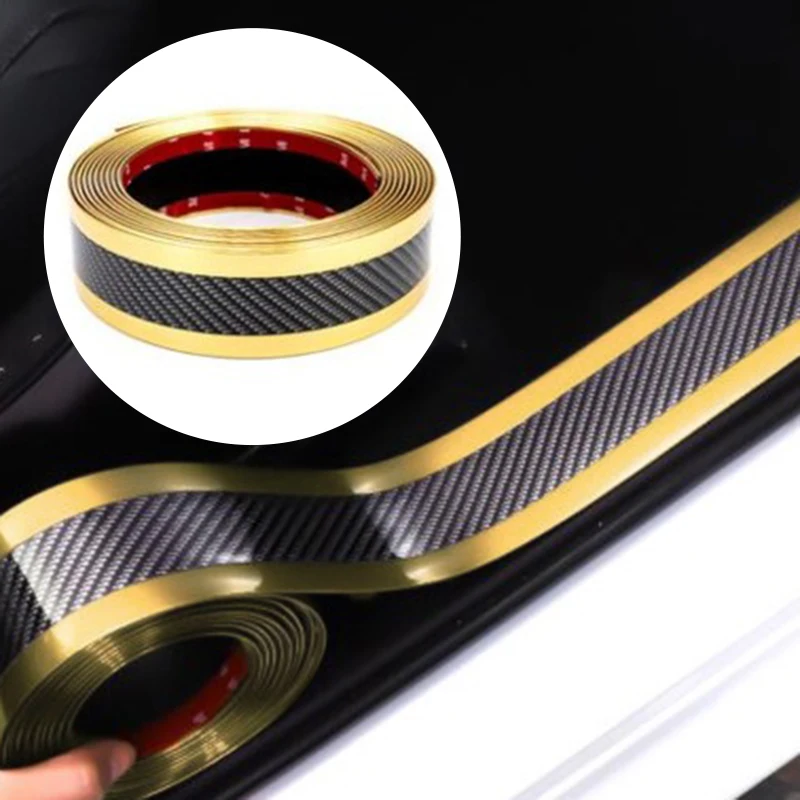 Углеродного волокна порога стирающийся бампер крыло пластины защита педали