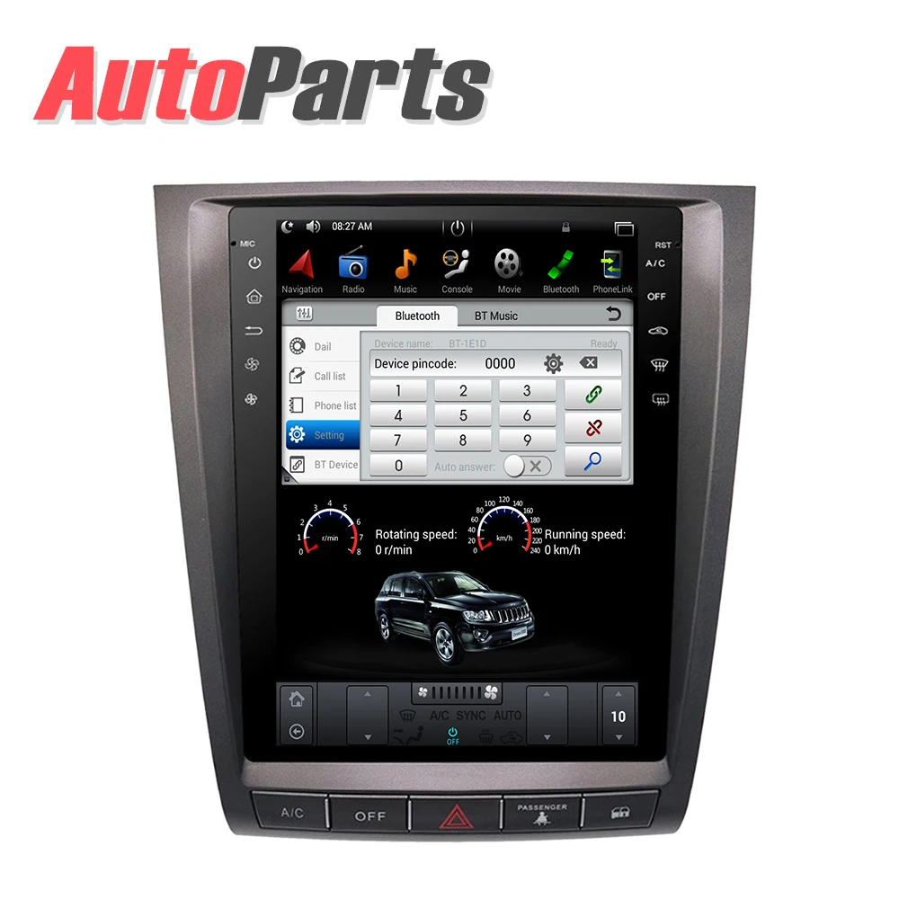Автомобильный GPS навигатор в стиле Tesla без DVD плеера для Lexus GS GS300 GS460 GS450 GS350