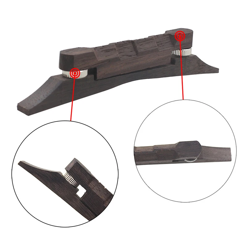 1pc Durable Rosewood Guitar Bridge Mandolin For Bass Adjustable | Спорт и развлечения