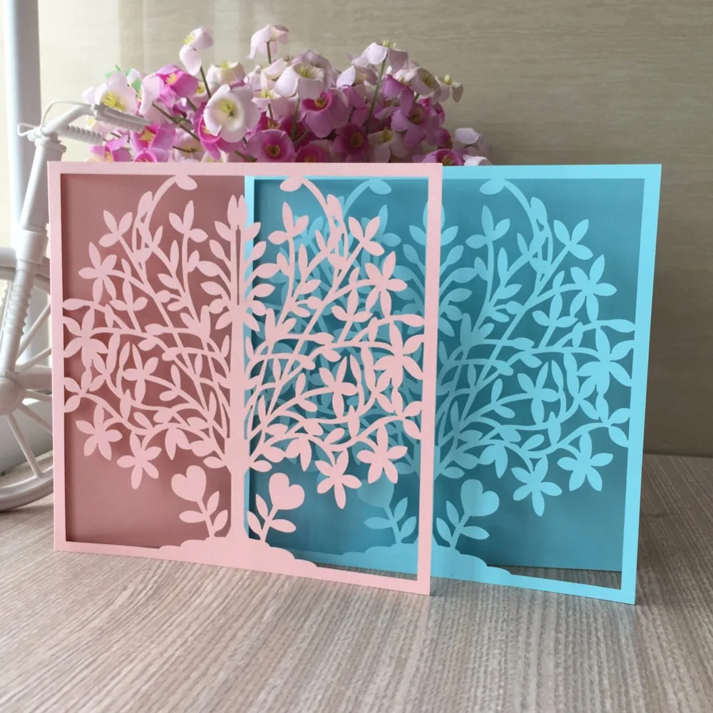 30 шт. лазерная резка дерева свадебное украшение день рождения пригласительная