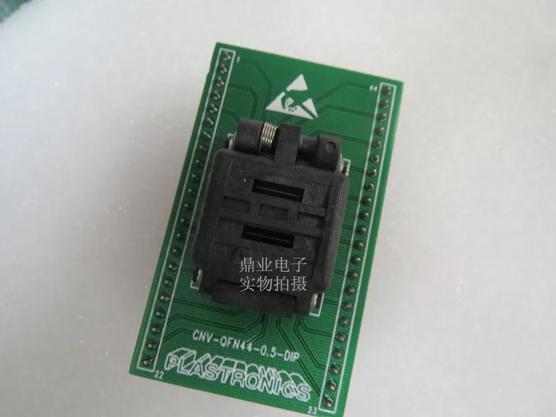 Раскладушка 44QN5017070 QFN44/DIP44 7*7 мм интервал 0 5 IC адаптер для горения испытательное