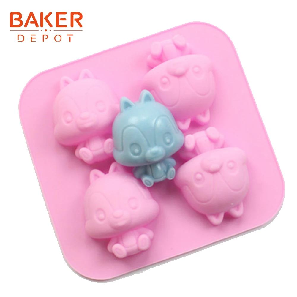 Силиконовая форма для шоколада мыла медведя|cake decorating moulds|cake decoratingdecorative mouldings |