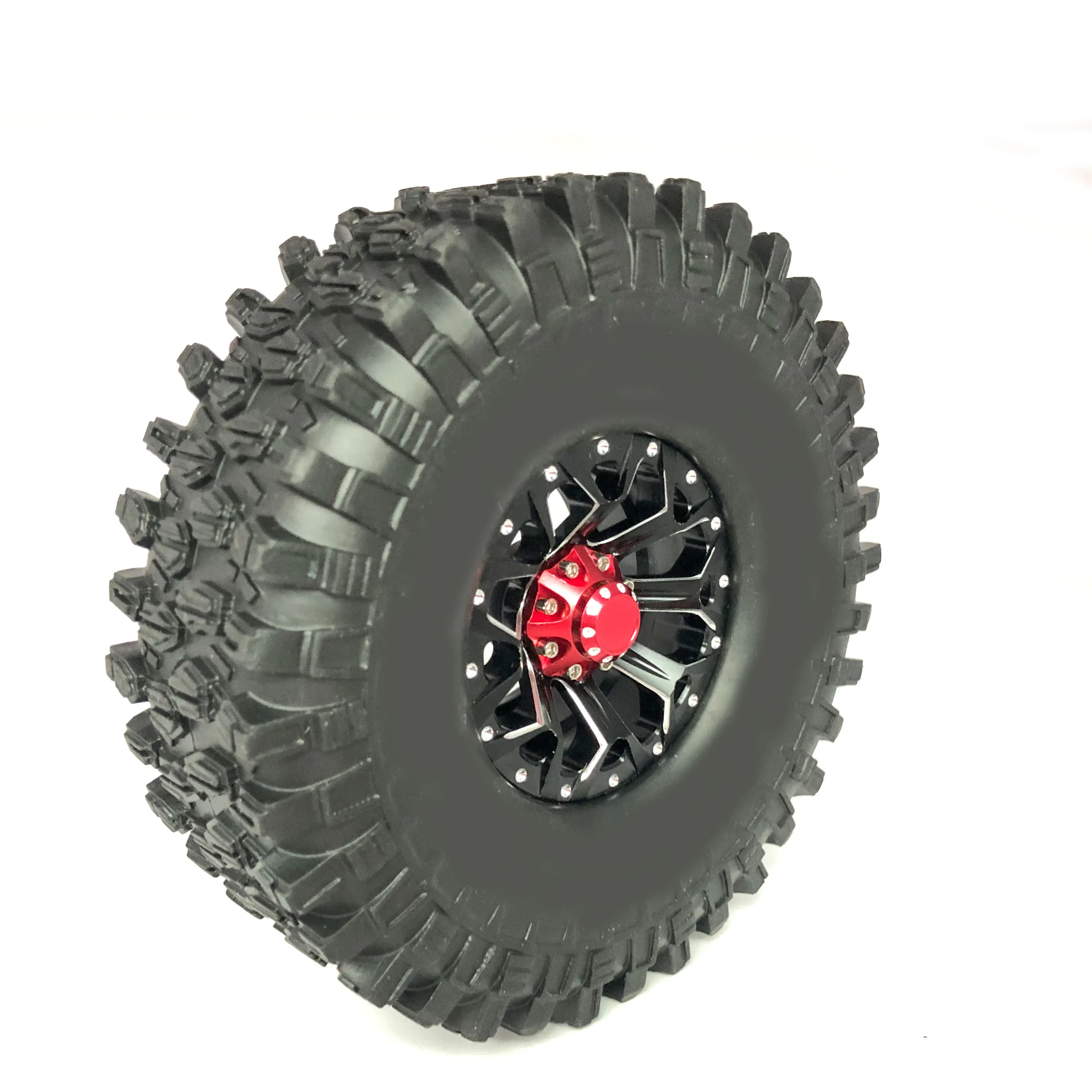 Yfan rc 4 шт. 1 9 &quotBeadlock обод колеса и набор резиновых шин для 1/10 RC Гусеничный SCX10 90046