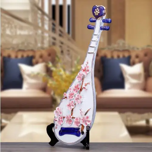Креативная ручная работа свадебная скрипка гитара лют керамический Декор для