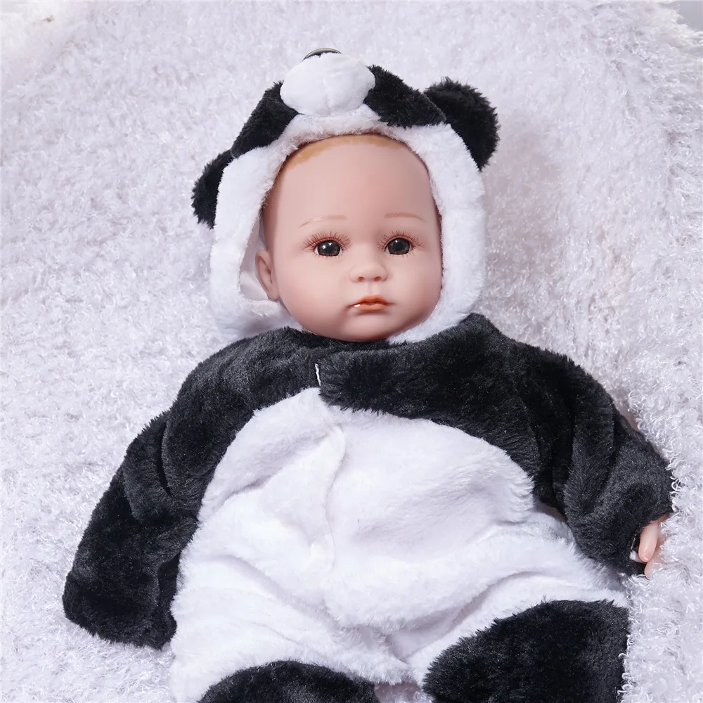 LEOOFU 45 см 18 дюймов милый bebe возрождается тело куклы силиконовые для новорожденных