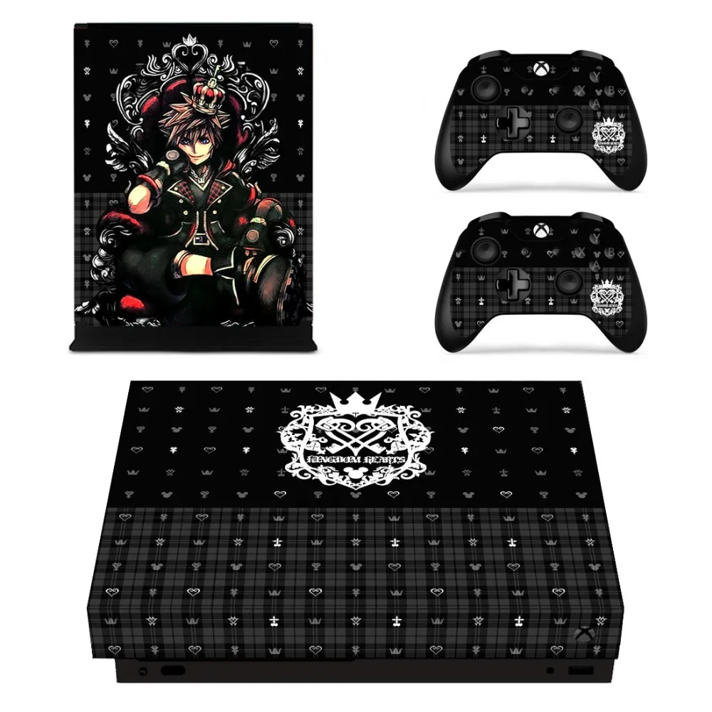 Игровая приставка Kingdom Hearts 3 Лицевая панель и наклейка на контроллер для Xbox One X