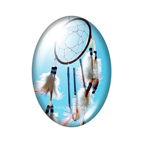 Овальный кабошон для фотосъемки Dream catchers Dreams come true 13x1 8 мм/18x2 5 мм/30x40 мм