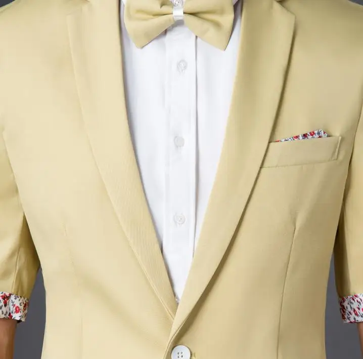 Новое поступление лета 2020 розовый зеленый небесно голубой тонкий мужской костюм