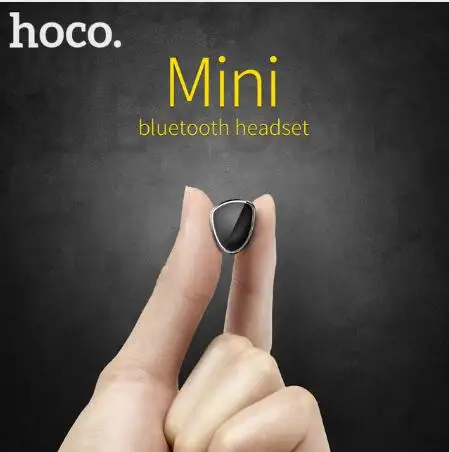 HOCO Best Original Earbud Hidden Invisible Earpiece Mini Wireless Handsfree Bluetooth Earphone Headphone With Micro For Iphone |