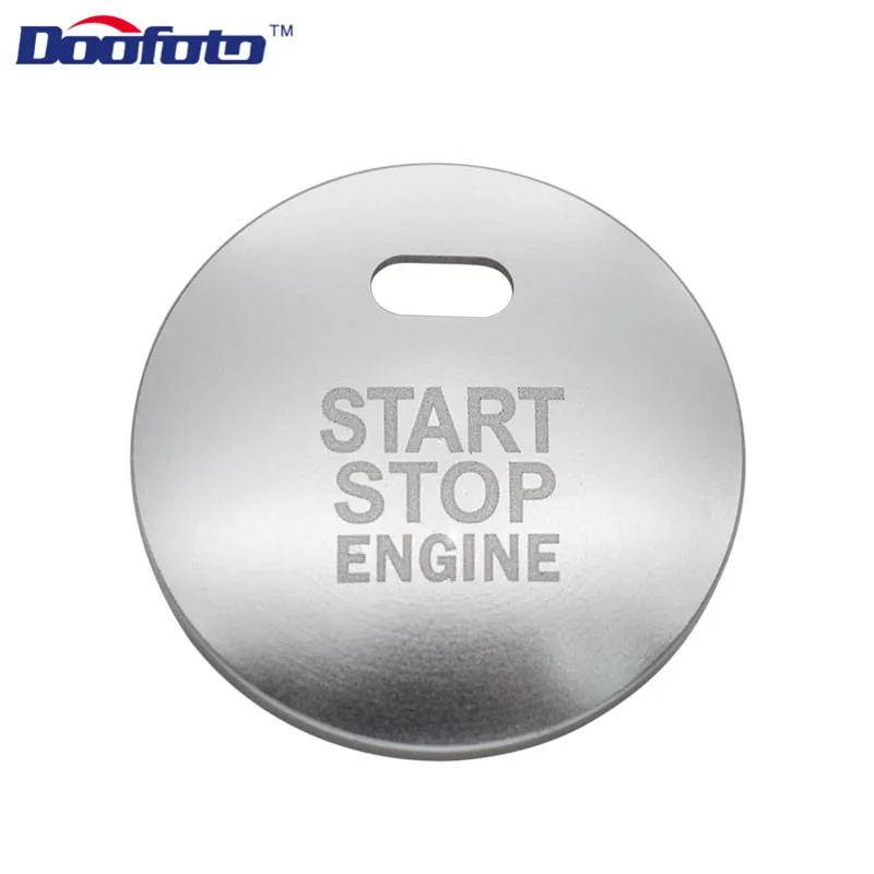 Button Cover Silver Doofoto кнопка запуска двигателя автомобиля чехлы для Mazda 3 BM 6 GJ1 GL Axela CX-4 CX4 CX-5 CX5 автомобильный Стайлинг новые аксессуары для интерьера - Цвет: Button Cover Silver