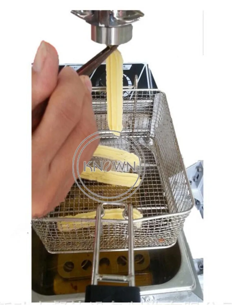 Коммерческая ручная испанская 6L газовая фритюрница машина для изготовления