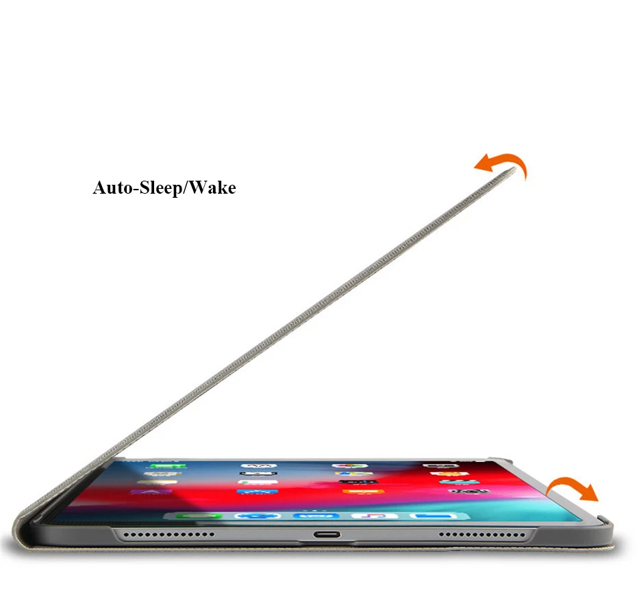 Умный чехол для iPad Pro 12,9 в стиле ретро из искусственной кожи, чехол-подставка для Apple iPad Pro 12,9 '', противоударный чехол для планшета