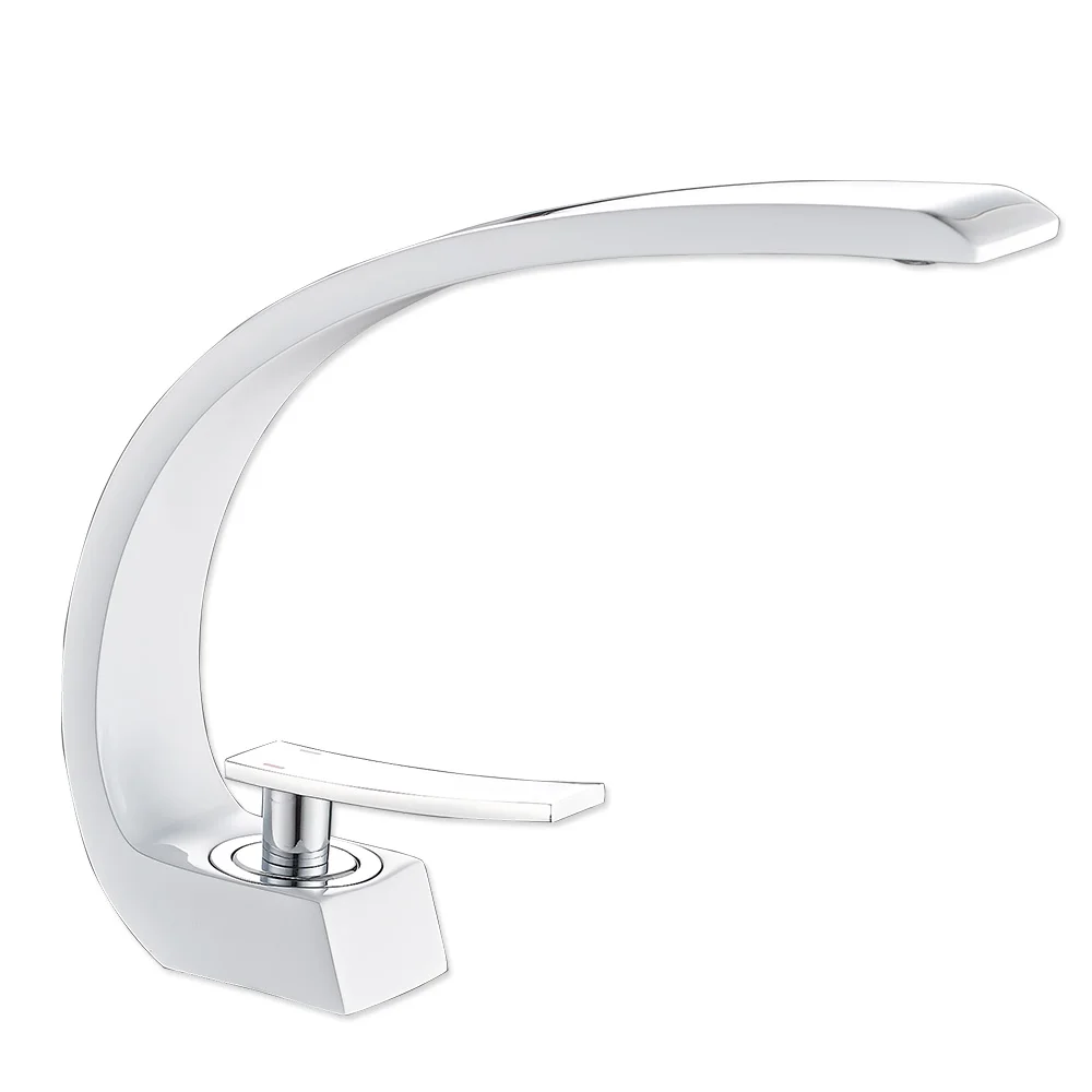 

6 colors Basin Faucets Modern Bathroom Mixer Tap Brass Washbasin Faucet Single Handle Single Hole Elegant Crane For Bathroom