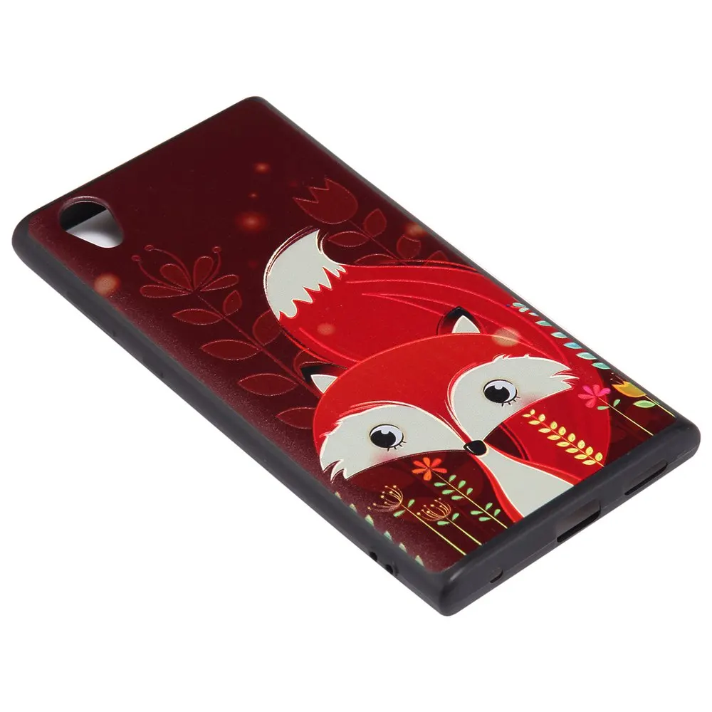 3D рельефный чехол для Sony Xperia L1 G3312 G3311 Двойной Мягкий ТПУ защитный телефона L 1 G