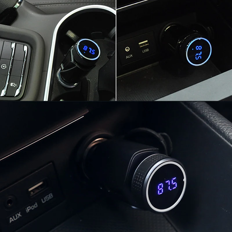 JINSERTA Универсальный Автомобильный mp3 плеер HandsFree беспроводной Bluetooth fm-передатчик модулятор AUX TF SD Flash музыкальный приемник Adatper