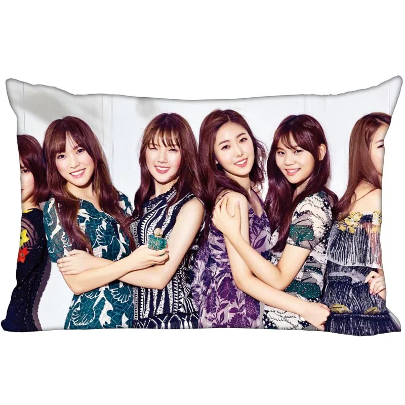 Горячая Корея-поп пользовательские GFRIEND атласная наволочка 35x45 см(одна сторона) печатный молния шелк наволочка индивидуальный логотип подарок - Цвет: 1