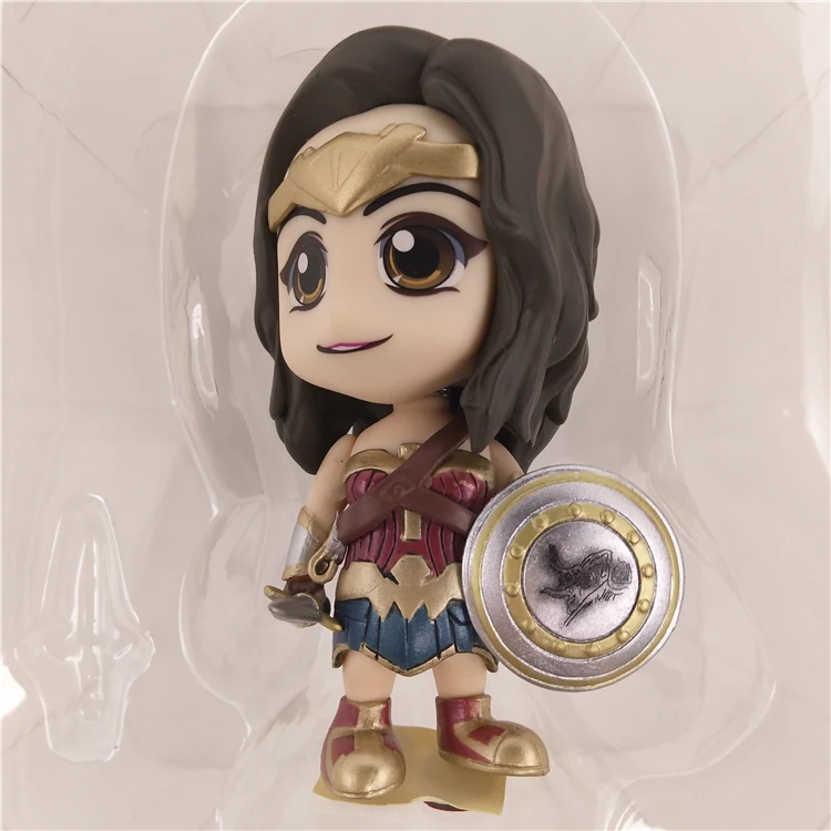 Косплэй Игрушки для маленьких детей Wonder Woman ПВХ В версии рисунках модель из