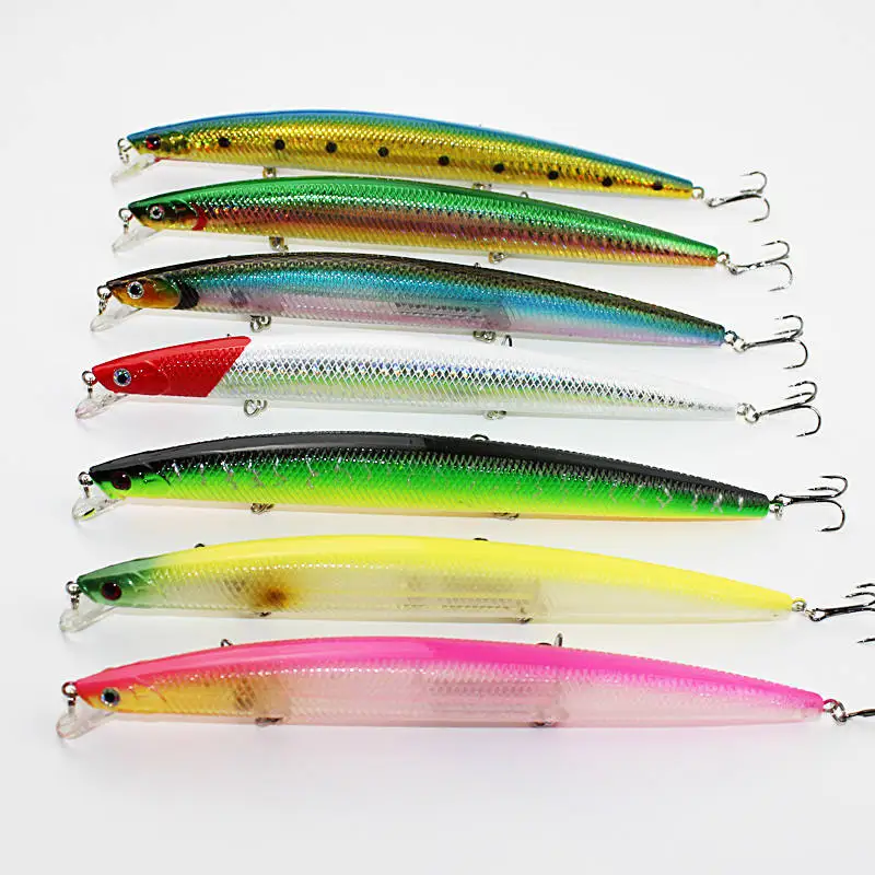 7 1 ''блесна приманка для рыбалки Minnow большая джиггинга жесткая С рыболовным