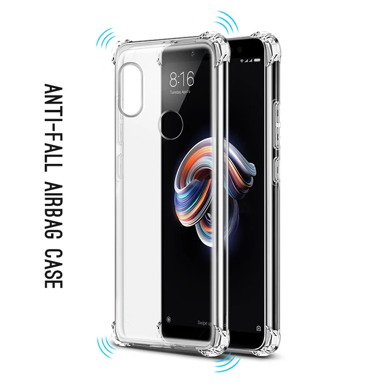 Мягкий прозрачный чехол из ТПУ для Xiaomi Redmi Note 6 5 Pro 6A Plus Pocophone F1 Mi 8 SE A2 Lite 6X 5X Mix 3 2S Max
