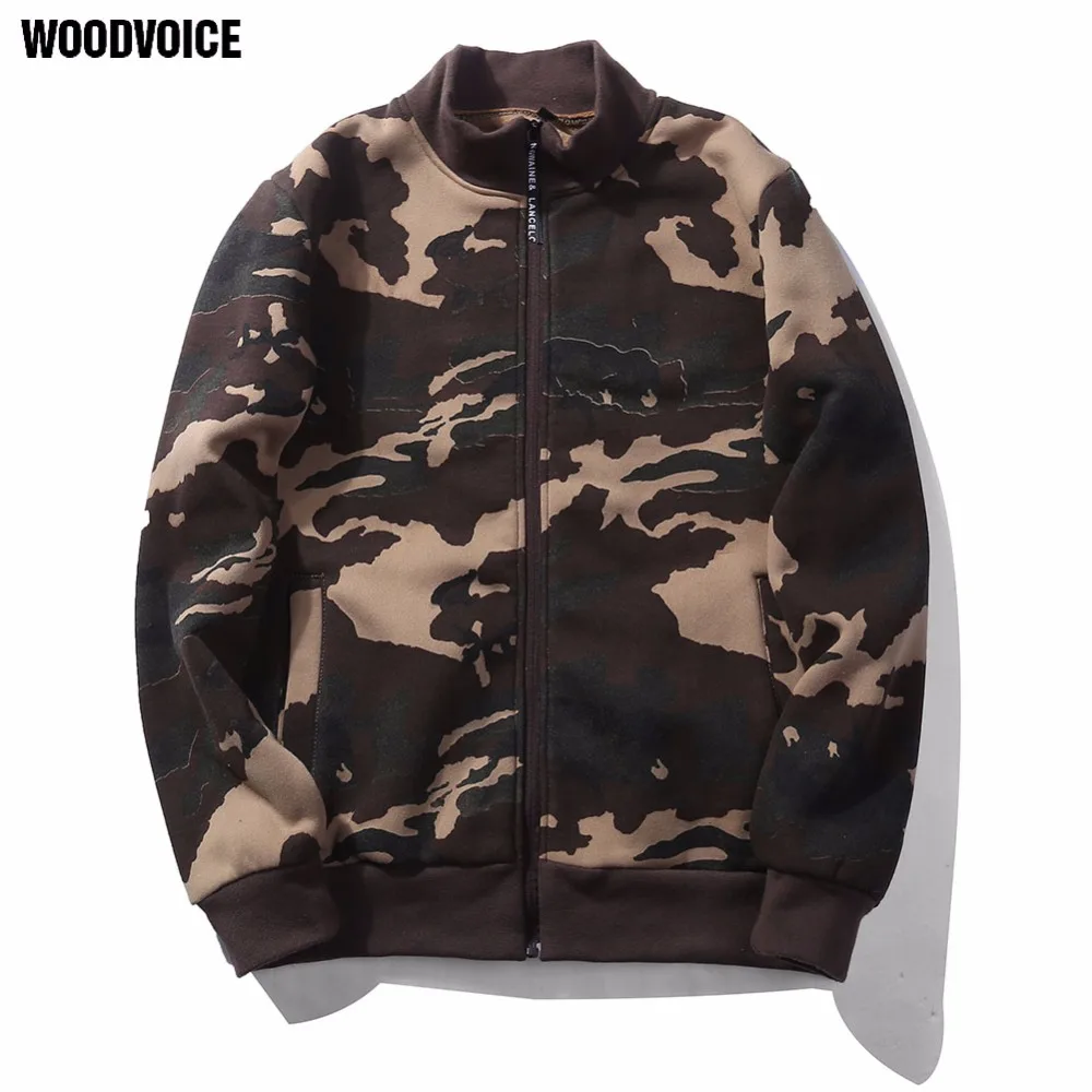 Мужская камуфляжная толстовка на молнии с капюшоном в стиле милитари|military hooded