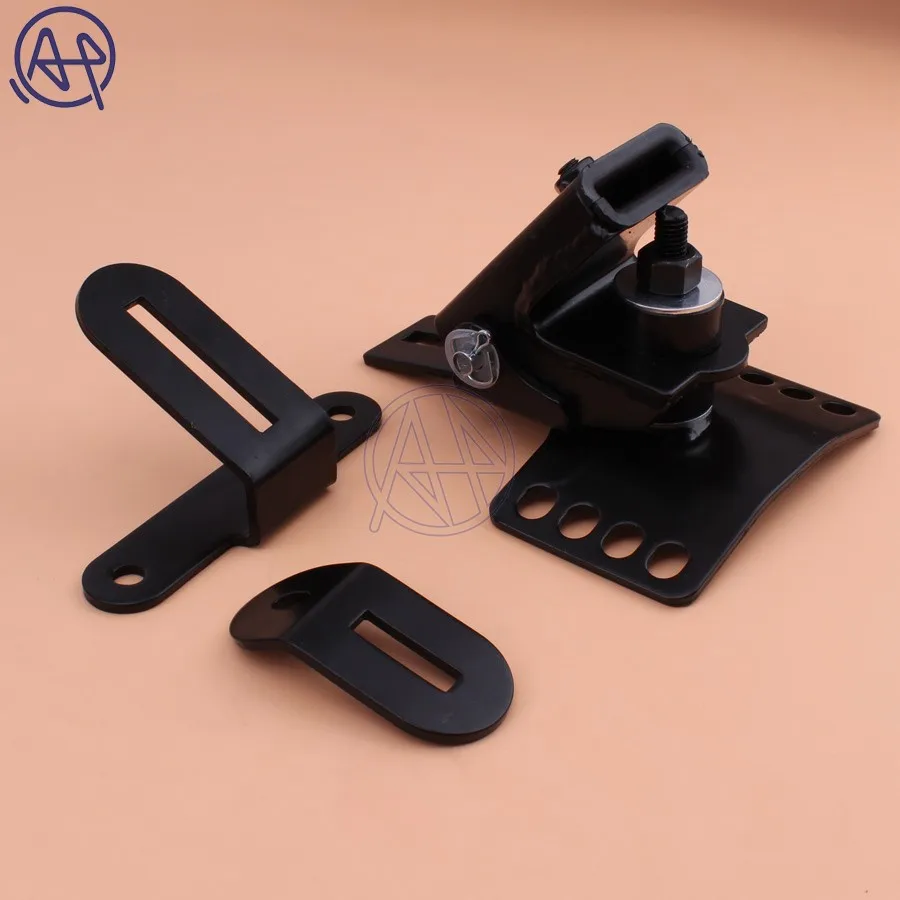 Регулируемая Хромированная Подставка для мотоцикла вилка водителя комплект