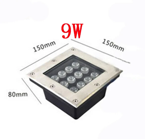 Светодиодные лампы высокой мощности квадратные Водонепроницаемые светодиодные