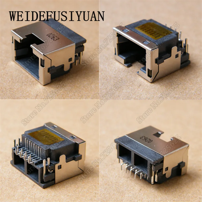 10 шт./лот новый ноутбук RJ45 Разъем LAN разъем ethernet порт для Toshiba M805 P855 S520012PIN LED Jack|ethernet