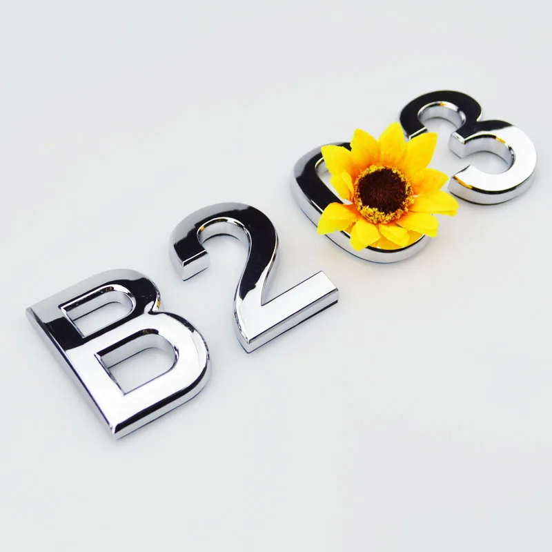 Горячая продажа 3 шт Серебряный дом отель дверь адрес налет номер стикер с