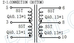 CEEH1310 EE12.6 высокочастотный Трансформатор smps коэффициент поворота 1:1:1 5 + Pin