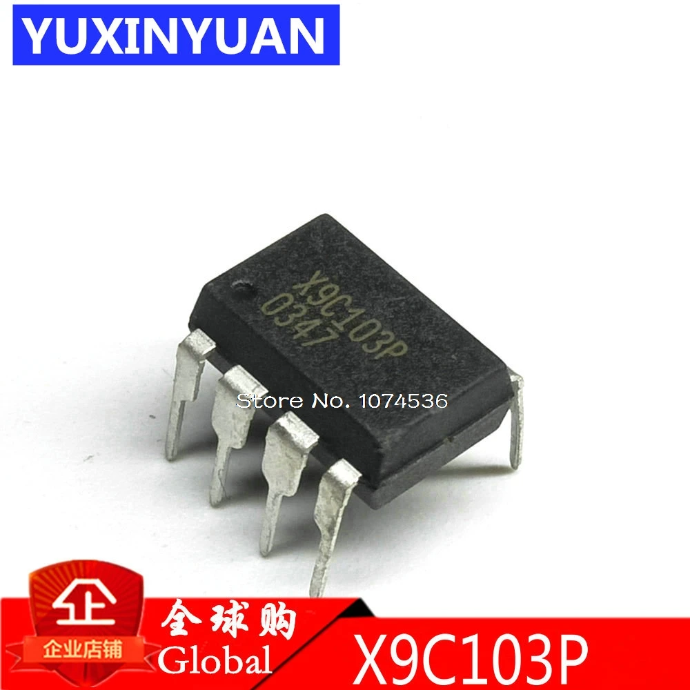 10 шт./лот X9C103P X9C103 DIP8 IC цифровой горшок 10K 100TP 8DIP|100 pcs|10 pcs |