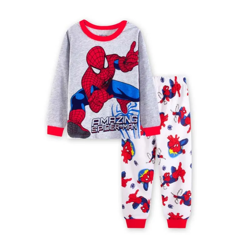 22 New Kids Pajamas Set Cartoon Airplane Cotton Pyjamas Tops+Pants 2 Pieces Children Pjs Boys Clothing Set 2-7 Years - Цвет: 22