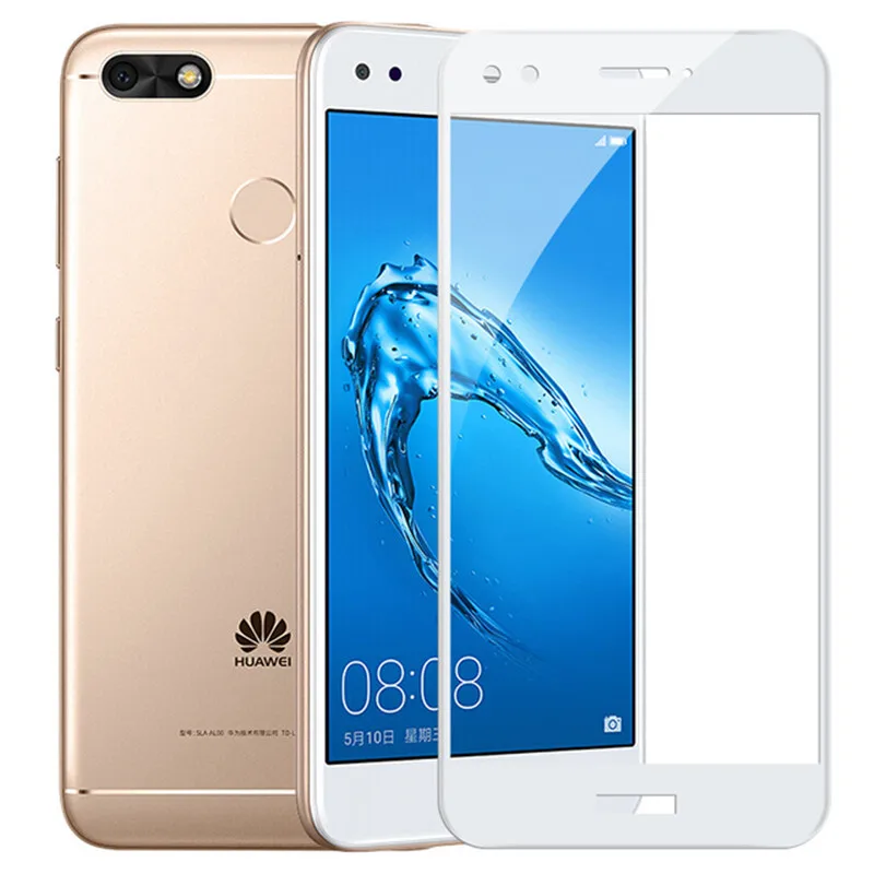 Protector de pantalla de vidrio templado para Huawei P9 Lite Mini, pel&iacute;cula protectora de tel&eacute;fono, 2 uds.-1