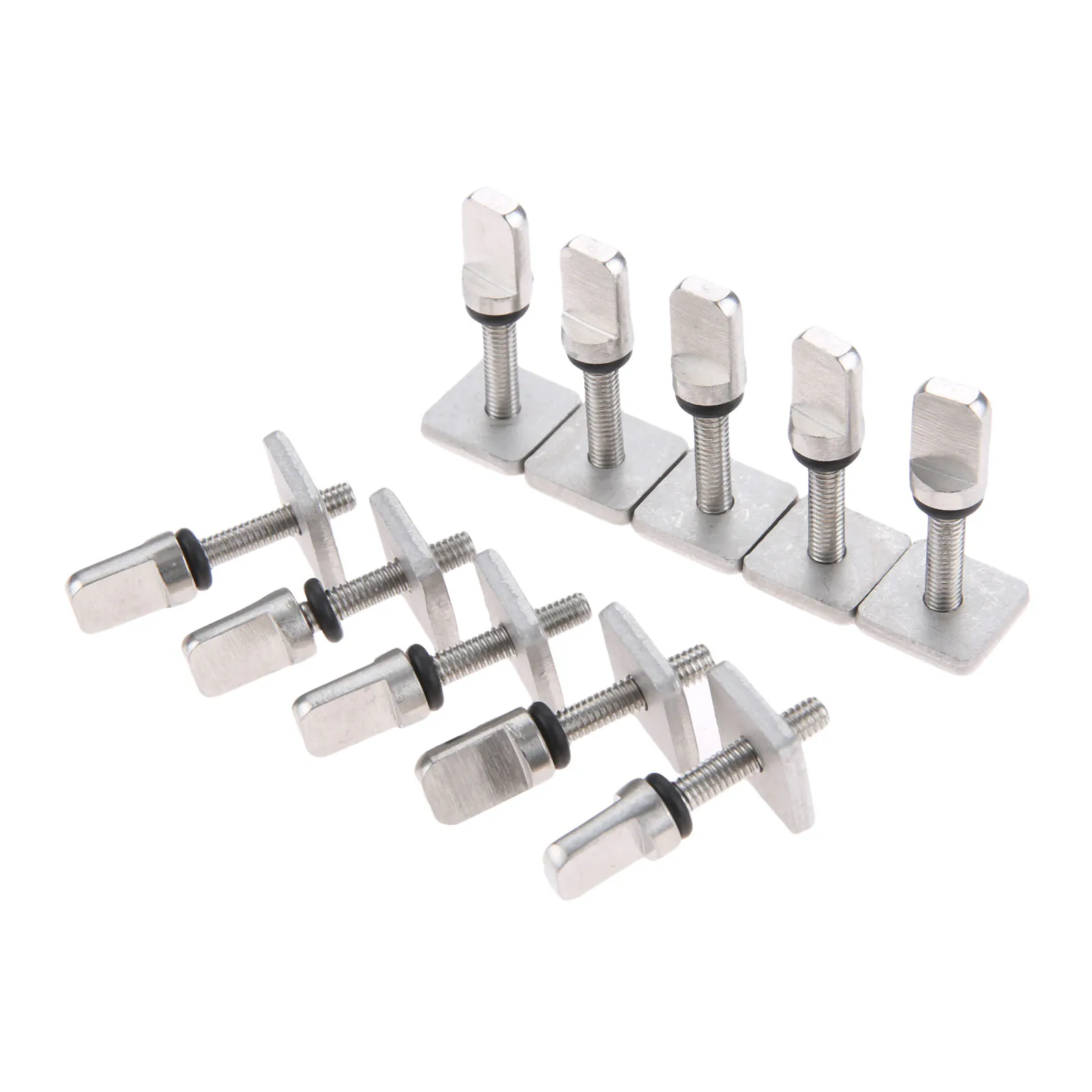 10 шт. Нержавеющая сталь ручной наконечник Sup центр раздвижных винт Фин пластина