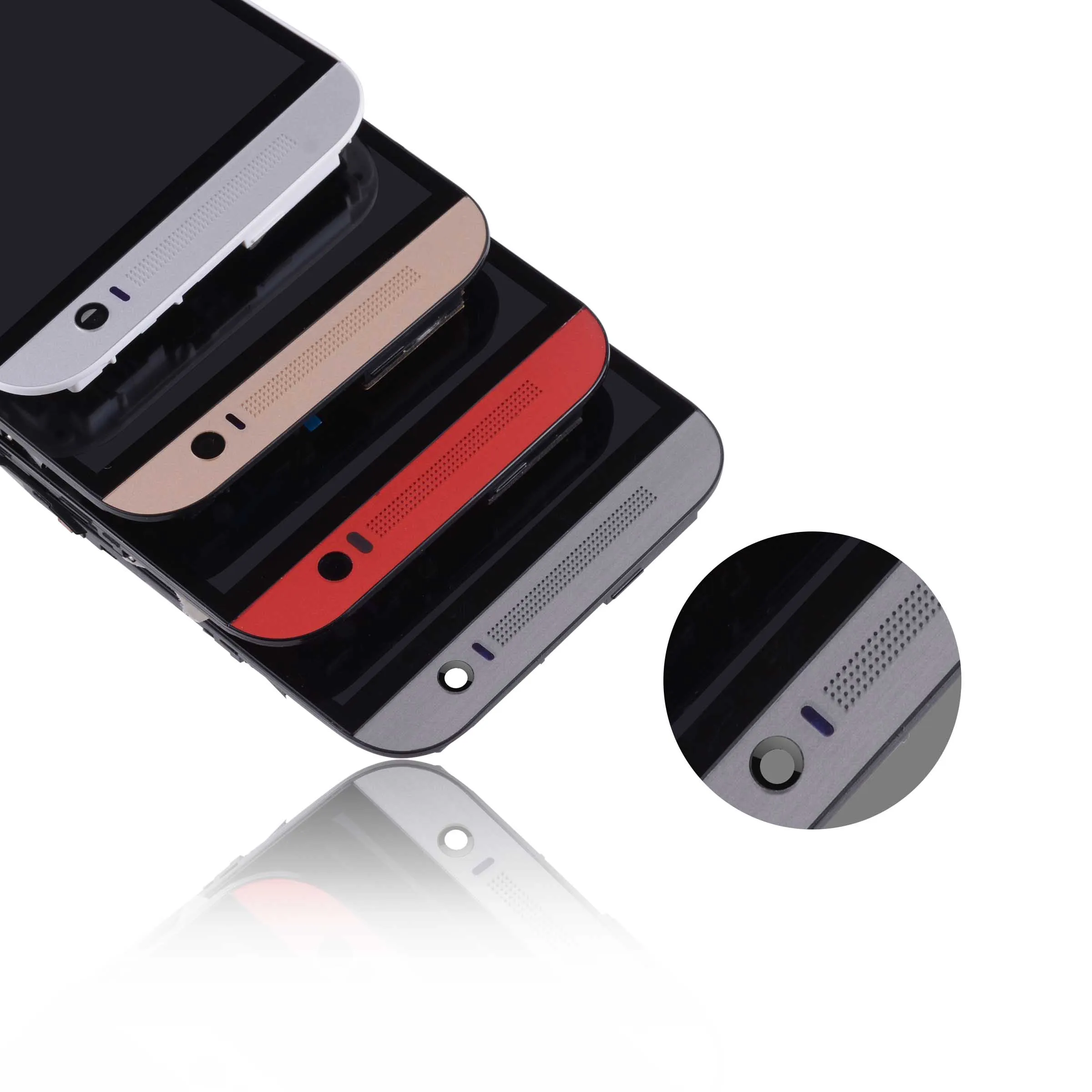 5 0 дюймовый ЖК-дисплей с рамкой для htc One M8 сенсорным экраном дигитайзер Запасные
