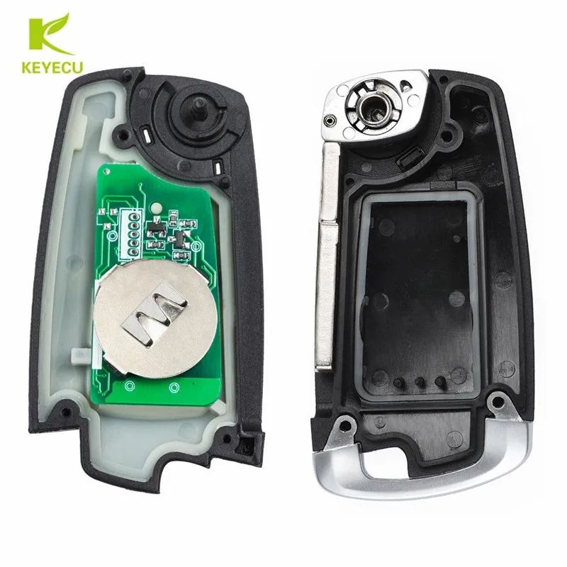 KEYECU Modify Flip Key Replacement Remote Fob - EWS 315MHz HU92 1998-2005 for BMW 3/5 Series X5 Z3 Z4 Blade | Автомобили и