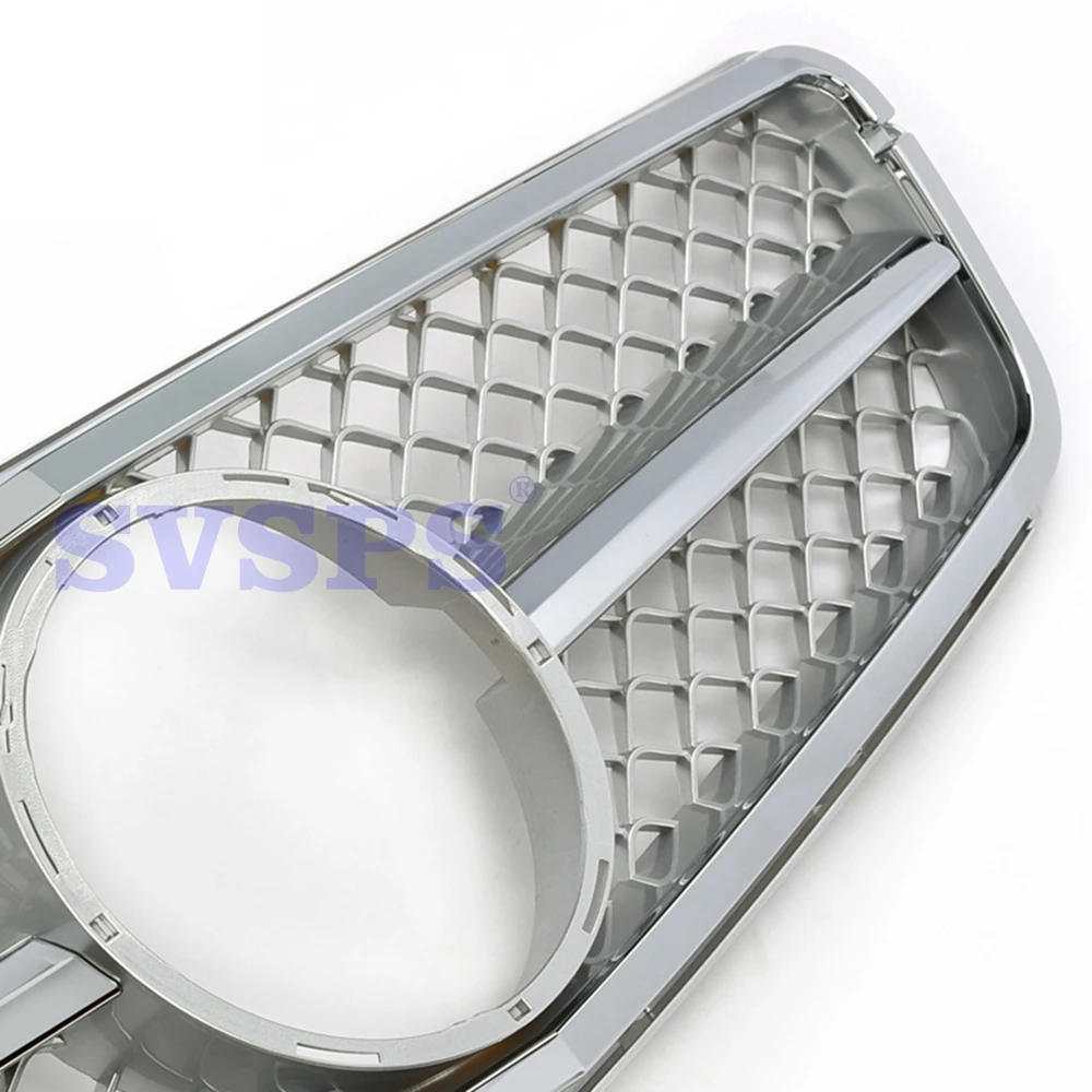 

Tuning Mesh Car Front Middle ABS Grille Grill Body Parts Kit For C-Class W204 AMG 2006-2013 year