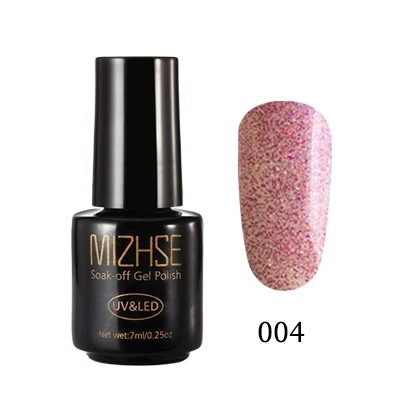 MYZS004 MIZHSE 7 мл Цвета Блеск лак для ногтей Полупостоянный УФ эмаль Гибридный лак для ногтей гель для базового покрытия лак для ногтей - Цвет: MYZS004