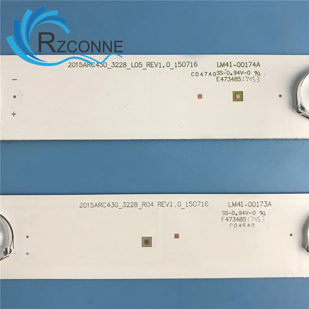 Светодиодная лента для подсветки Samsung 43 дюйма TV 2015ACR430 LM41 00174A 2015ARC430|Промышленные