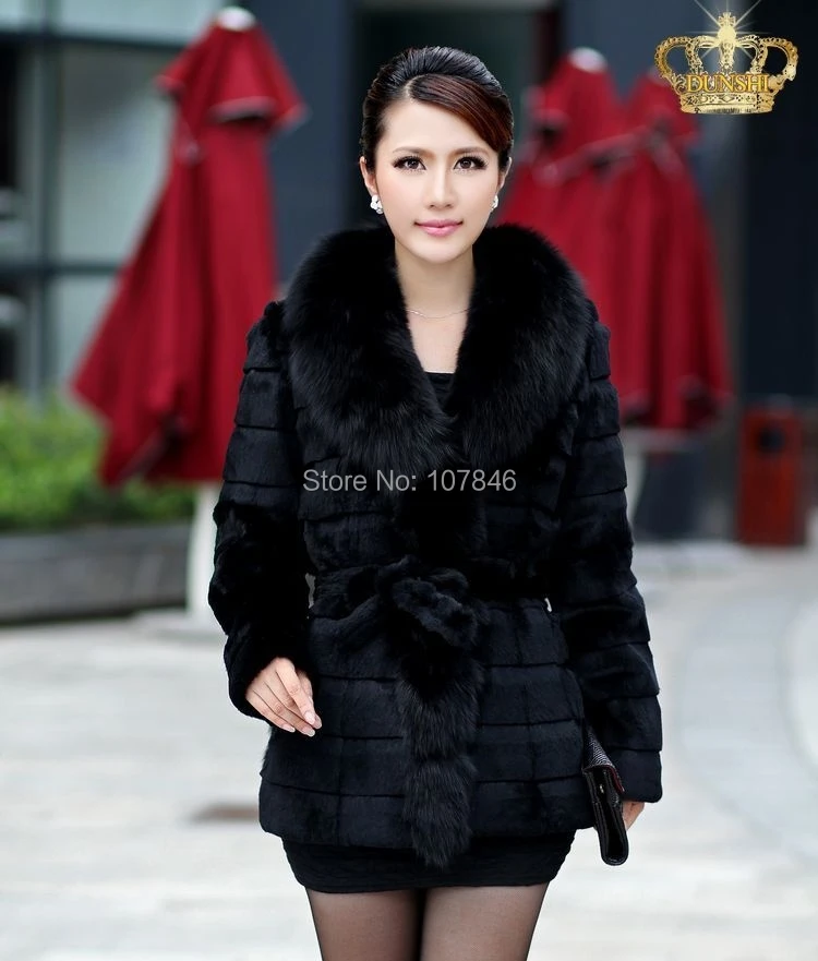 Зимнее женское натуральное пальто из натурального кроличьего меха куртка с