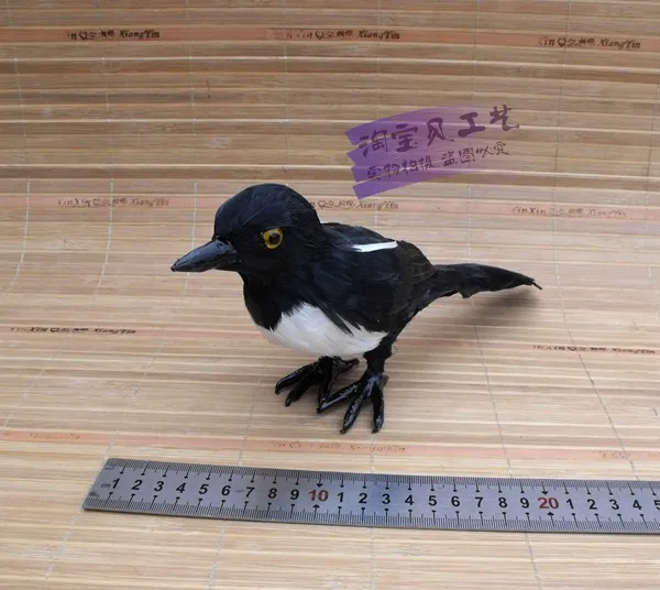 

new simulation Magpie toy plastic & furs Magpie bird gift about 25x8x13cm 2449