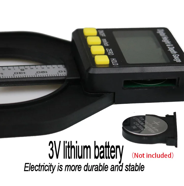 Цифровой глубинный калибр цифровой измеритель глубины протектора с ЖК дисплеем