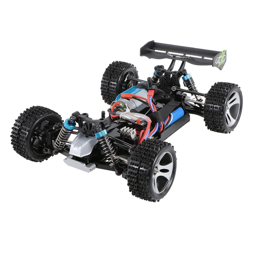 Wltoys A959 A RC внедорожный автомобиль багги 1/18 Масштаб 2 4G 4WD Электрический RTR монстр